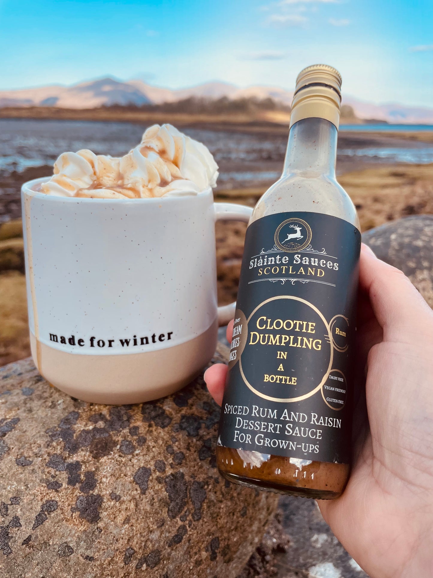 The ultimate Scottish Sauce ‘Clootie Dumpling in a Bottle’ - A world's first